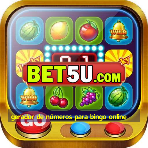 gerador de números para bingo online